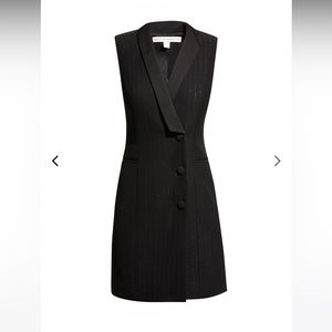 Rya Sleeveless Pinstripe Blazer Mini Dress